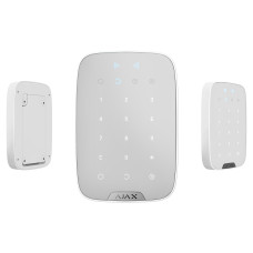 Бездротова сенсорна клавіатура Ajax KeyPad Plus withe