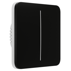 Двоклавішний вимикач Ajax LightSwitch 2-gang Black