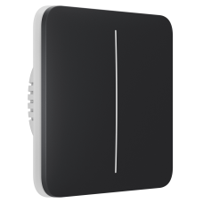 Двоклавішний вимикач Ajax LightSwitch 2-gang Graphite