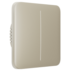 Двоклавішний вимикач Ajax LightSwitch 2-gang Ivory