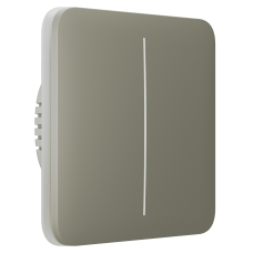Двоклавішний вимикач Ajax LightSwitch 2-gang Olive