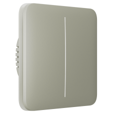 Двоклавішний вимикач Ajax LightSwitch 2-gang Oyster