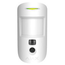 Бездротовий датчик руху з камерою Ajax MotionCam withe